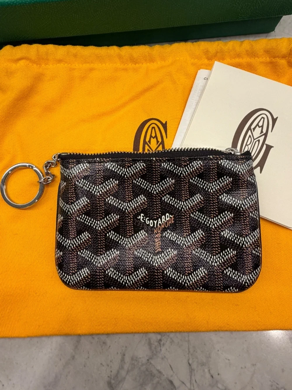 Goyard Nano Senat Key Pouch